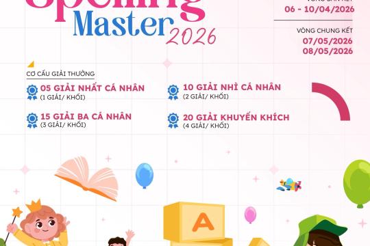 CHÍNH THỨC KHỞI ĐỘNG CUỘC THI TIẾNG ANH “SPELLING MASTER 2025–2026” – READ TO SUCCEED